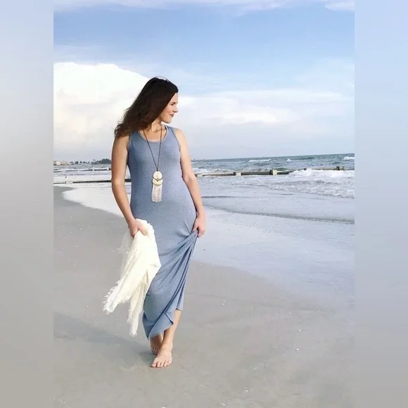 LuLaRoe | Dresses | Lularoe Dani Tank Dress Cruise Style Sleeveless Small  Blue | Poshmark
